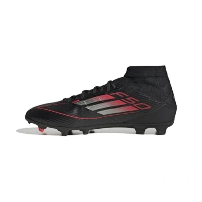 Afbeelding van adidas F50 LEAGUE Voetballaarzen FG/MG voetbalschoenen, uniseks, Core Zwart/Iron Met./Lucid Rood
