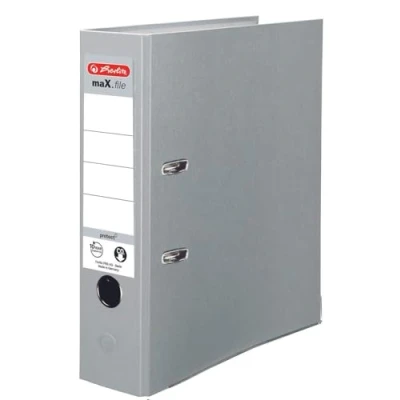 Image de herlitz Classeur couleur en PP, largeur de dos: 80 mm, gris