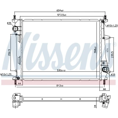 Afbeelding van Nissens Radiateur 617867