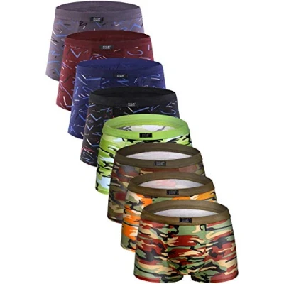 Afbeelding van YOULEHE Set Boxershorts voor heren, gemaakt van zacht bamboe, ademend