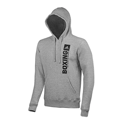 Afbeelding van adidas Performance Community Vertical Hoody Boxing Unisex Hoodie, Maat: Small, Grey/black