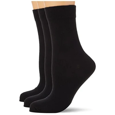Afbeelding van NUR DIE 3ER PACK Sokken, Dames, Maat: 39 42, Schwarz