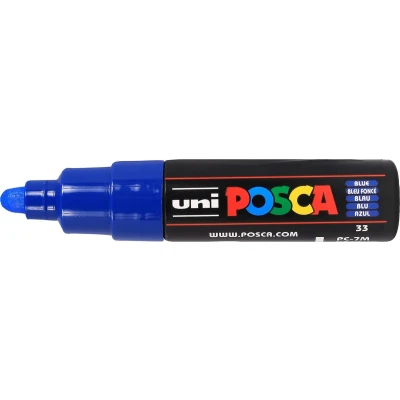 Afbeelding van Verfstift Posca PC7M donkerblauw