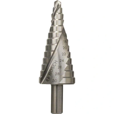Afbeelding van Bosch Trappenboor HSS G 13 traps diameter 6 30mm