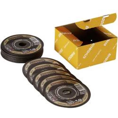 Afbeelding van Rhodius XT70 PACK 211081 Doorslijpschijf recht 125 mm 50 stuk(s) RVS, Staal