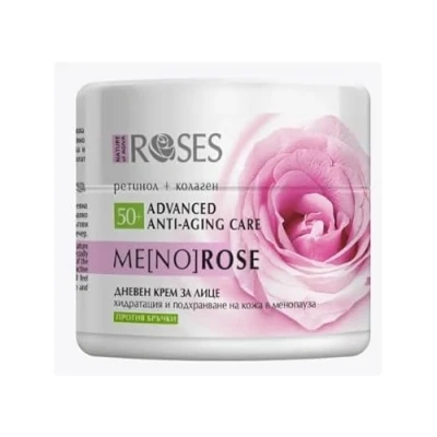 Afbeelding van Bulgaarse roze MultiLift gezicht creme voor 50+ menopauze collageen en Vitamine A 50ml