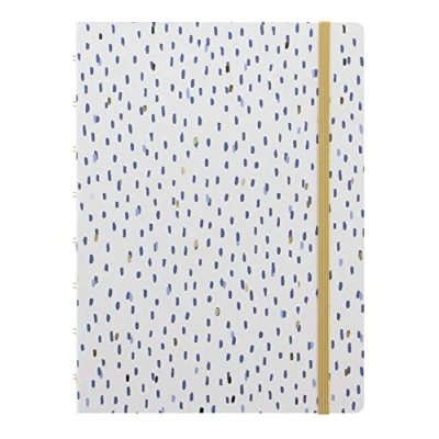 Afbeelding van Filofax Notitieboek Ruled Rain A5 Gelinieerd Papier Wit/blauw