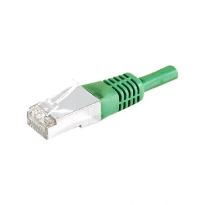 Image de DEXLAN Cordon patch RJ45 SSTP CAT 6a vert 0,50 m