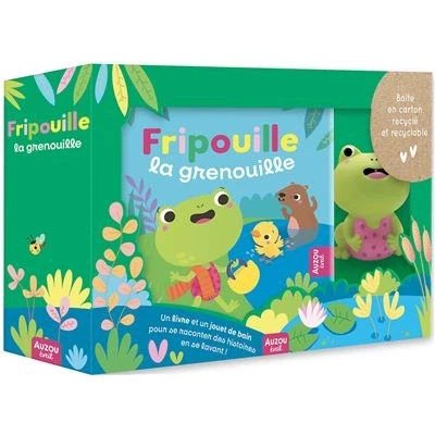 Image de Mon premier livre de bain Fripouille la grenouille (valisette carton)