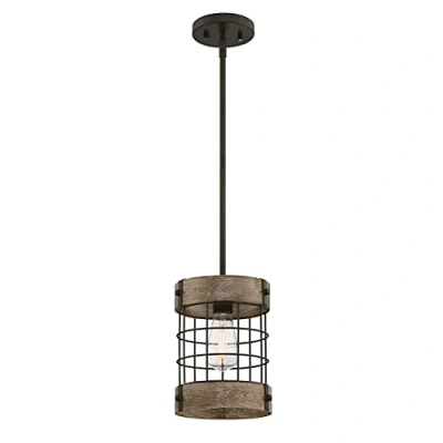 Afbeelding van Westinghouse Langston hanglamp, grenenhout