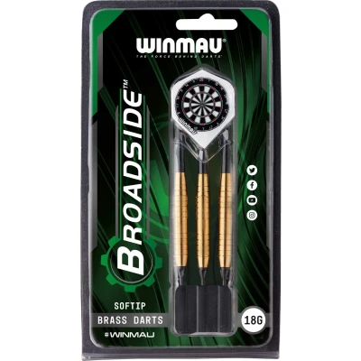 Afbeelding van Darts Broadside Brass 22 gr. steel t. Winmau