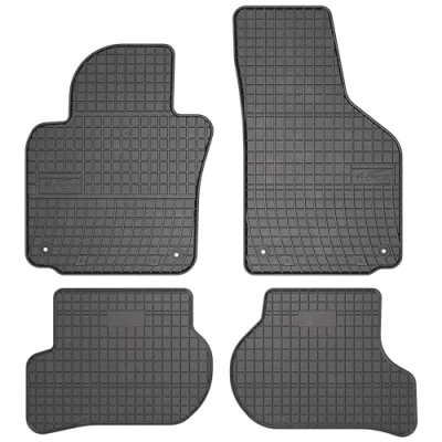 Afbeelding van M MOTOS Rubberen vloermatten voor Skoda Octavia II 2004 2013 Verbeter je reiscomfort met de zwarte antislip mat auto&#039;s. Automat alle weersomstandigheden, bescherming tegen vuil