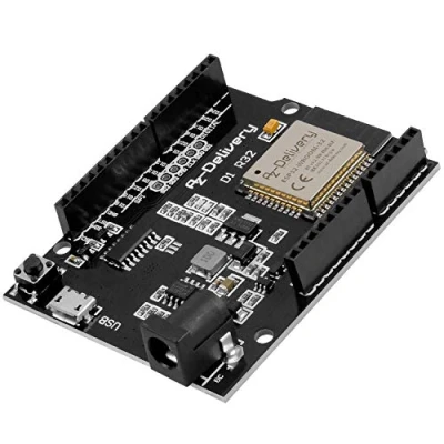 Afbeelding van AZDelivery D1 R32 ESP32 CH340G Development Board WiFi Bluetooth IoT compatibel met Arduino