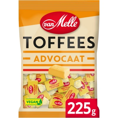 Afbeelding van Van Melle Toffees Advocaat Vegan 12 x 225 gram