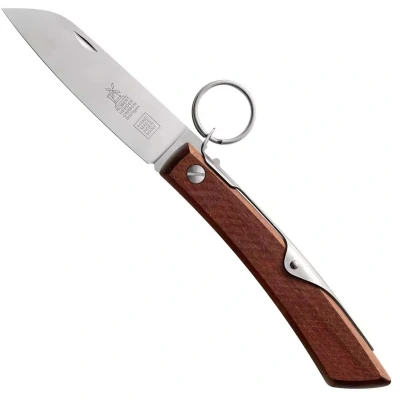 Afbeelding van Robert Herder IBEX 80 Zakmes Carbonstaal Pruimenhout handvat Ratchet Lock