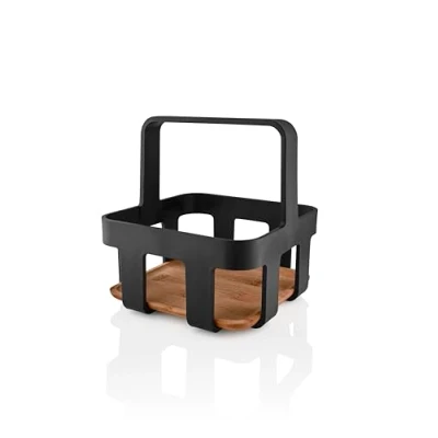 Afbeelding van Eva Solo Nordic Kitchen Tafel Caddy Bamboe Zwart Bruin Kunststof