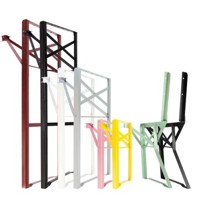 Afbeelding van Natural Goods Berlin 2 x biertentbekleding, doe het zelf opvouwbaar tafelframe, bankframe, feesttent, biertafel, bierbank (donkerrood, H 43 B 23 cm bank)