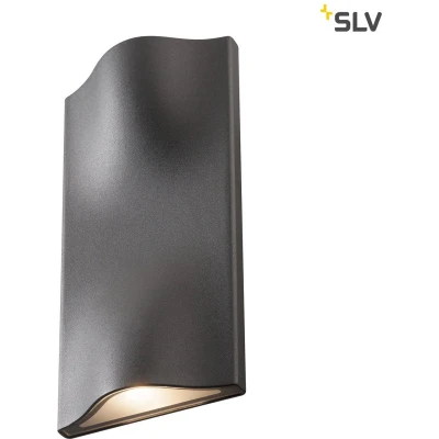 Afbeelding van SLV VILUA 1002505 Buitenlamp (wand) LED vast ingebouwd Antraciet