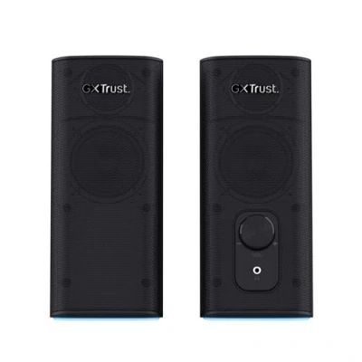 Image de Trust Haut parleurs Pc Gxt 612 Cetic Éclairage Rgb Bluetooth Noir (24970)