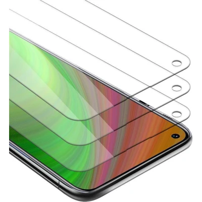 Afbeelding van Cadorabo 3x Screenprotector geschikt voor Huawei NOVA 7 5G Beschermende Pantser Film in KRISTALHELDER Getemperd (Tempered) Display beschermend glas 9H hardheid met 3D Touch