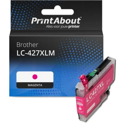 Afbeelding van Huismerk Brother LC 427XLM Inktcartridge Magenta Hoge capaciteit