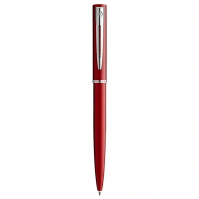 Image de WATERMAN Allure Stylo bille laque rouge satinée recharge encre bleue pointe moyenne Coffret cadeau