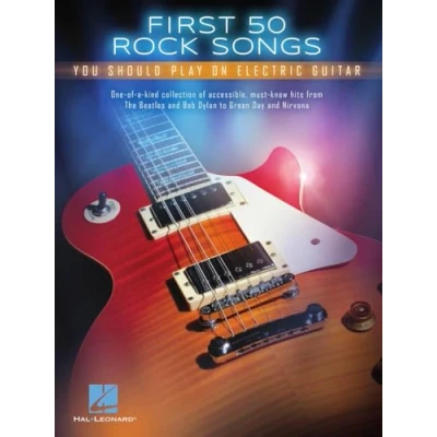 Afbeelding van First 50 Rock Songs You Should Play on Electric Guitar