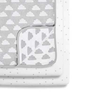 Afbeelding van Snuz Beddengoedset voor co sleeper 45x90cm Cloud