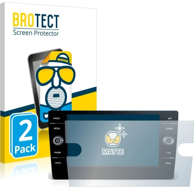 Afbeelding van BROTECT Screenprotector voor Volkswagen T6 2021 Discover Media 8&quot; Folie Beschermfolie matte (2 Stuks)