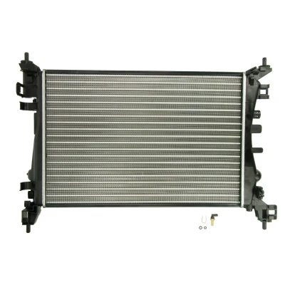 Afbeelding van THERMOTEC D7X076TT Radiateur Aluminium voor voertuigen met/zonder airco 540 378 23 Handgeschakeld Koelribben mechanisch gelast OPEL: Corsa D Hatchback