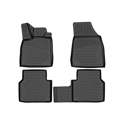 Afbeelding van 3D element op maat gemaakte vloermatten voor Audi Q4 e tron 2021 &gt; 5 deuren, Europa, 4 stuks