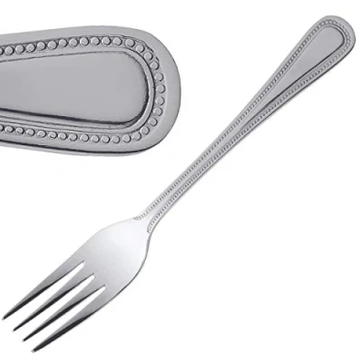Afbeelding van Olympia Bead Tafelvorken (12 stuks), 200 (L) mm, roestvrij staal 18/0, hoogglans gepolijst, vaatwasmachinebestendig, restaurants, bars, bistro&#039;s, cafés of thuisgebruik, C126