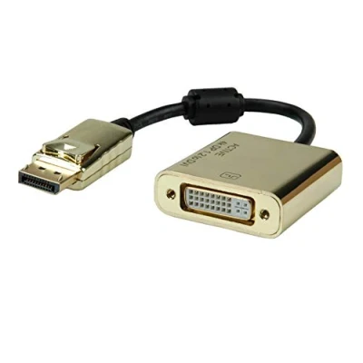 Afbeelding van ROLINE GOLD 4K DisplayPort/DVI Adapter, Actief, v1.2, DP Male DVI Female