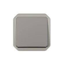 Afbeelding van Legrand Plexo Drukknop No 10A 250V Mechanisme Ip55 Ik08 Grijs