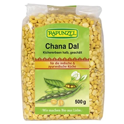 Afbeelding van Rapunzel Chana Dal Half geschilde veiligheidserwten (1 x 500 g)