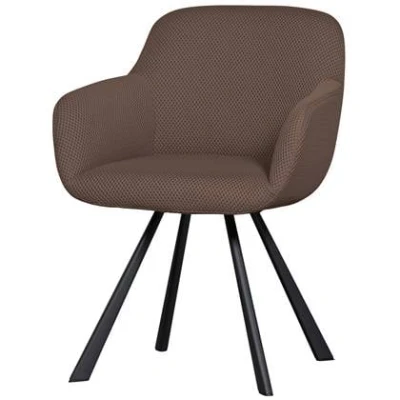 Afbeelding van WOOOD Juno Eetkamerstoel Mesh Espresso 79x58x58