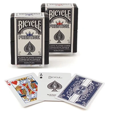 Afbeelding van Bicycle Prestige Speelkaarten van kunststof, 2 stuks