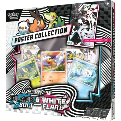 Afbeelding van Pokemon Scarlet &amp; Violet Black Bolt and White Flare Poster Collection