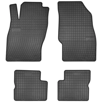 Afbeelding van M MOTOS Rubberen vloermatten voor Opel Corsa D 2006 2014 Verbeter je reiscomfort met de zwarte antislip mat auto en automat alle weersomstandigheden, bescherming tegen vuil