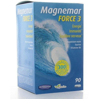 Afbeelding van Orthonat Magnemar Force 3 Magnesium Capsules 90st