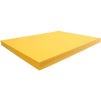 Afbeelding van Karton sun yellow 50x70 cm 270 grams Creotime 100 vellen