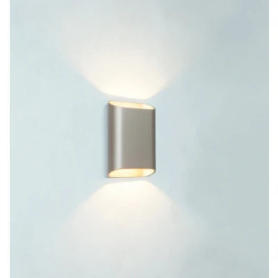 Afbeelding van Diaz Wandlamp LED klein champagne 2700k 2x 330lm dimb Modern Artdelight