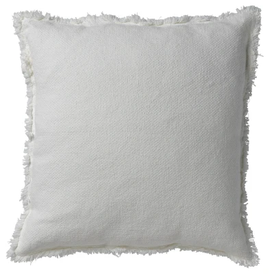 Afbeelding van Dutch Decor BURTO Sierkussen van gewassen katoen Snow White 60x60 cm wit