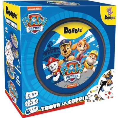 Afbeelding van Asmodee Dobble: Paw Patrol, grappig kaartspel voor het hele gezin, Eco Sleeve, 2 8 spelers, 4+ jaar, editie in Italiaans