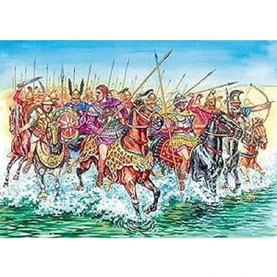Afbeelding van 1:72 Zvezda 8007 Macedonian Cavalry UV B.C. Plastic Modelbouwpakket