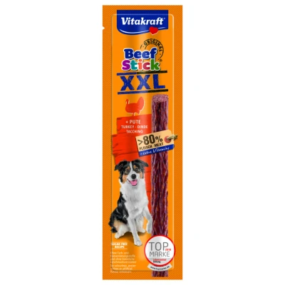 Afbeelding van Vitakraft Beefstick Xxl Hondensnacks Kalkoen Rund 30 g