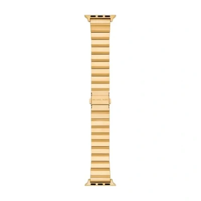 Afbeelding van Michael Kors Strap Bands FOR Apple Horloge accessoires, Dames, Maat: One Size, Gold