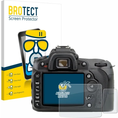 Afbeelding van BROTECT Screenprotector voor Nikon D90 Folie Beschermfolie Beschermglas matte