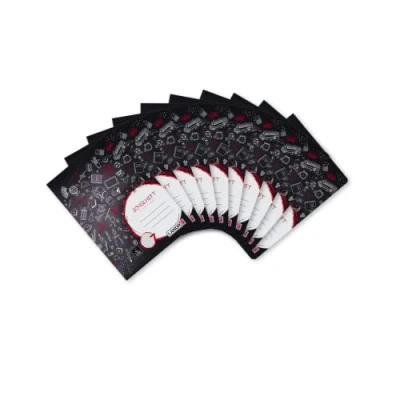 Afbeelding van Landre Schoolschrift, A5, liniatuur 7, geruit, 7 mm, zwart, 10 stuks