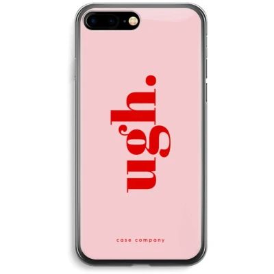 Afbeelding van Case Company® hoesje geschikt voor iPhone 7 PLUS Ugh Soft Cover Telefoonhoesje Bescherming aan alle Kanten en Schermrand